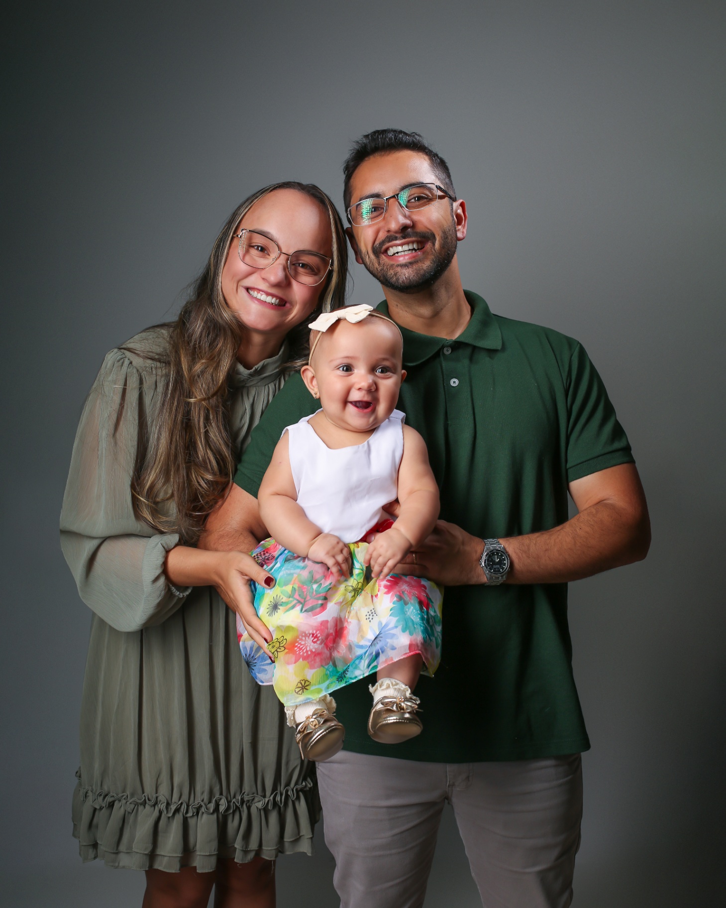 Angelo Miguel com sua família